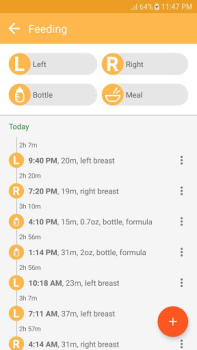 Scaricare Tracker Neonato - Allattamento Maternità e infanzia per Android Screenshot 4