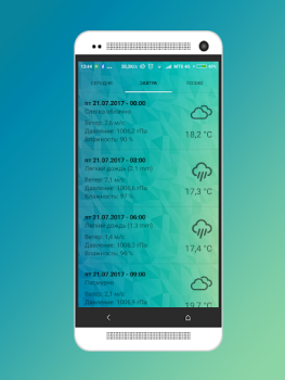 Scaricare Погода в Бресте Meteo per Android Screenshot 2