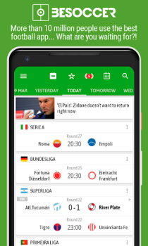 Scaricare BeSoccer - Risultati di calcio Lo sport per Android