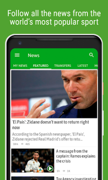 Scaricare BeSoccer - Risultati di calcio Lo sport per Android Screenshot 3