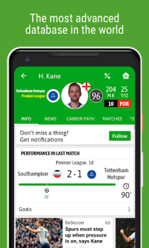 Scaricare BeSoccer - Risultati di calcio Lo sport per Android Screenshot 7
