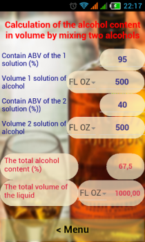 Scaricare Alcohol Calculator Strumenti per Android Screenshot 3