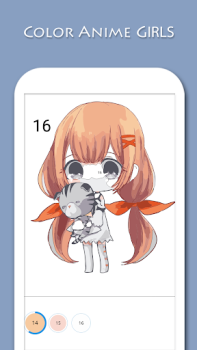 Scaricare Anime - Paint by Numbers Intrattenimento per Android Screenshot 2