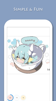 Scaricare Anime - Paint by Numbers Intrattenimento per Android Screenshot 5