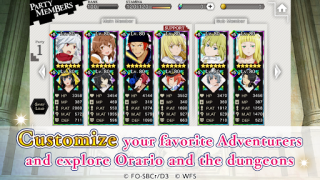 Scaricare DanMachi - MEMORIA FREESE Giochi di ruolo per Android Screenshot 5