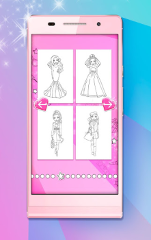 Scaricare Girls Coloring Pages Casual per Android Screenshot 2