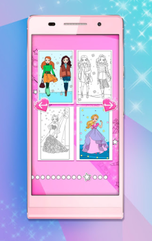 Scaricare Girls Coloring Pages Casual per Android Screenshot 5