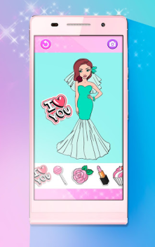 Scaricare Girls Coloring Pages Casual per Android Screenshot 6