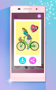 Scaricare Girls Coloring Pages Casual per Android Screenshot 7