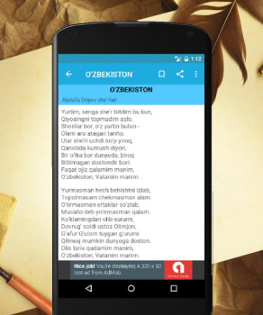 Scaricare Abdulla Oripov she'rlari Libri e guide per Android Screenshot 4