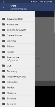 Scaricare APDE - Android Processing IDE Strumenti per Android Screenshot 4