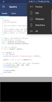 Scaricare APDE - Android Processing IDE Strumenti per Android Screenshot 5