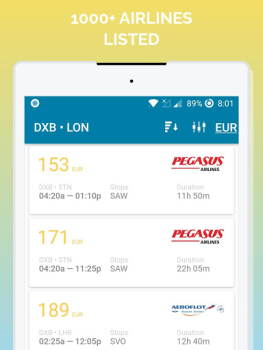Scaricare Voli economici Viaggi per Android Screenshot 7