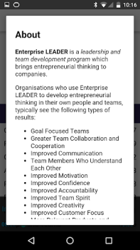 Scaricare EnterpriseLEADER: Full Program Affari per Android Screenshot 7