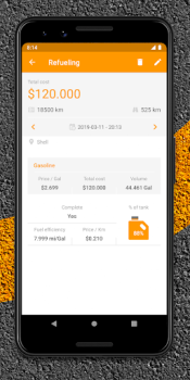 Scaricare Drivvo - Gestione veicoli Auto e trasporti per Android Screenshot 7