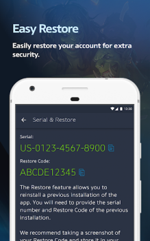Scaricare Battle.net Authenticator Strumenti per Android Screenshot 3