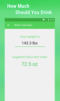 Scaricare Bere acqua promemoria Salute e fitness per Android Screenshot 7