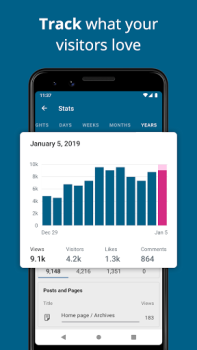 Scaricare WordPress – Costruzione siti Lavoro per Android Screenshot 4
