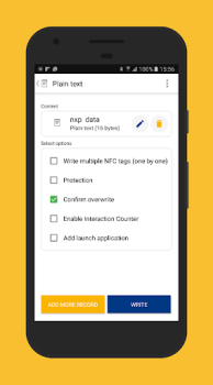 Scaricare NFC TagWriter by NXP Lavoro per Android Screenshot 3