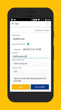 Scaricare NFC TagWriter by NXP Lavoro per Android Screenshot 4