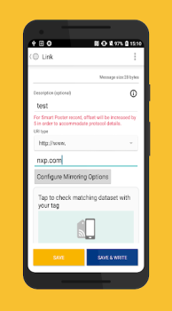 Scaricare NFC TagWriter by NXP Lavoro per Android Screenshot 7