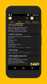 Scaricare NFC TagInfo by NXP Strumenti per Android Screenshot 5