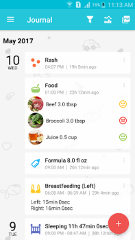 Scaricare Rainbow - Journal & Activities Maternità e infanzia per Android Screenshot 2
