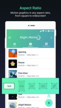 Scaricare Alight Motion Lettori ed editor video per Android Screenshot 4