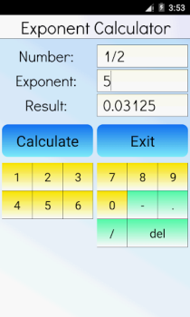 Scaricare Esponente Calculator Strumenti per Android Screenshot 2
