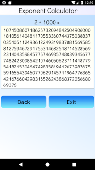 Scaricare Esponente Calculator Strumenti per Android Screenshot 3