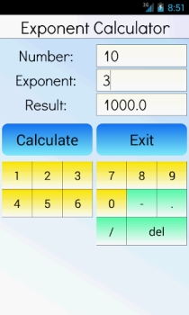 Scaricare Esponente Calculator Strumenti per Android Screenshot 4