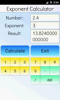 Scaricare Esponente Calculator Strumenti per Android Screenshot 5