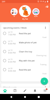 Scaricare Animal and pet care diary Stile di vita per Android Screenshot 2
