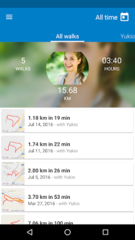 Scaricare Dog Walk- Registra passegiate Stile di vita per Android Screenshot 4