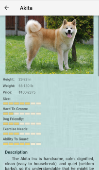 Scaricare Dog Breeds Libri e guide per Android Screenshot 5