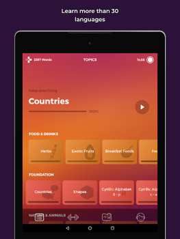 Scaricare Drops: imparare le lingue Educazione per Android Screenshot 6