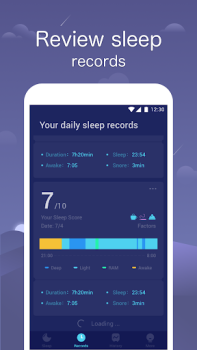 Scaricare Sleep Monitor: Sleep Tracker Salute e fitness per Android Screenshot 6