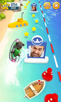 Scaricare Talking Tom Jetski Casual per Android Screenshot 4