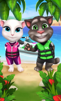 Scaricare Talking Tom Jetski Casual per Android Screenshot 5