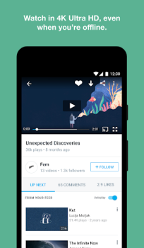 Scaricare Vimeo Intrattenimento per Android Screenshot 3
