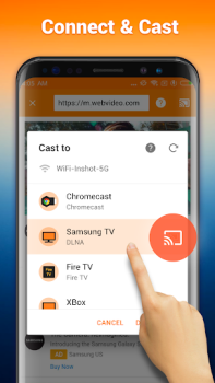 Scaricare Cast to TV/Chromecast/Roku Lettori ed editor video per Android Screenshot 3