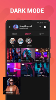 Scaricare Story Saver for Instagram Lettori ed editor video per Android Screenshot 7