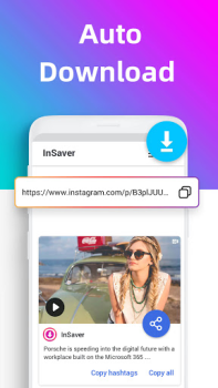 Scaricare Video Downloader for Instagram Lettori ed editor video per Android Screenshot 2