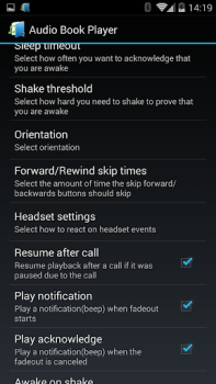 Scaricare Audiobook Player 2 Lettori ed editor video per Android Screenshot 2