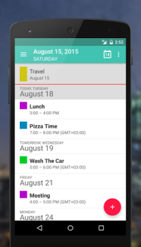 Scaricare Etar - OpenSource Calendar Lavoro per Android Screenshot 5