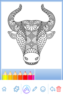 Scaricare Colorare animali Mandala Educazione per Android Screenshot 3