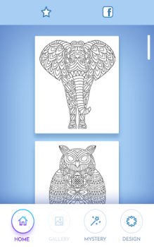 Scaricare Colorare animali Mandala Educazione per Android Screenshot 4