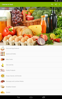 Scaricare Calorie alimenti Salute e fitness per Android Screenshot 4