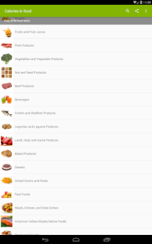 Scaricare Calorie alimenti Salute e fitness per Android Screenshot 5