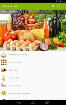 Scaricare Calorie alimenti Salute e fitness per Android Screenshot 7
